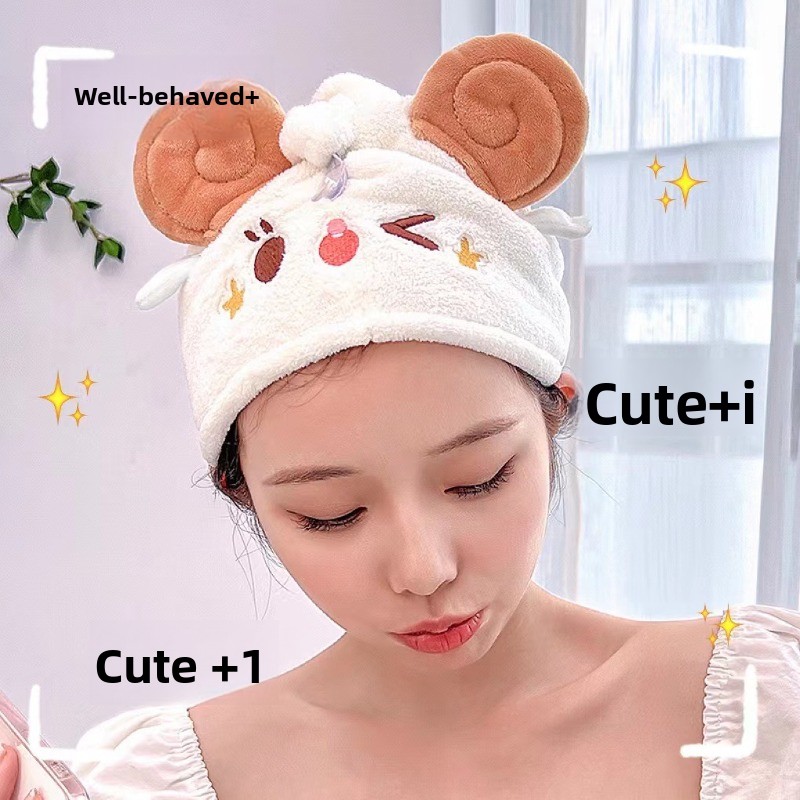 Cute Kawaii Sheep Dry Hair Cap - Golf Towel recension och pris