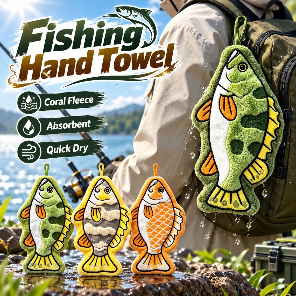 Absorbent Fishing Hand Towel H - Golf Towel recension och pris