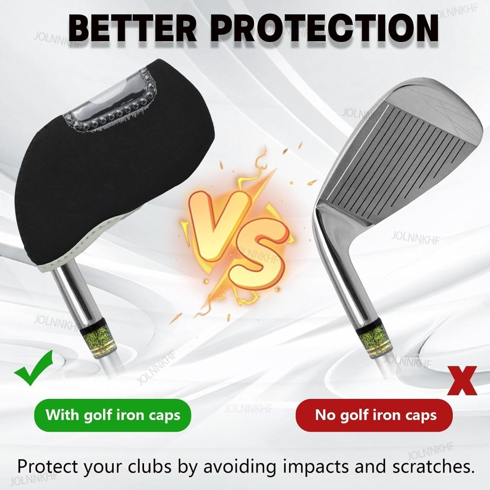 Clear Visible Head Covers 10Pc - Golf Tees recension och pris