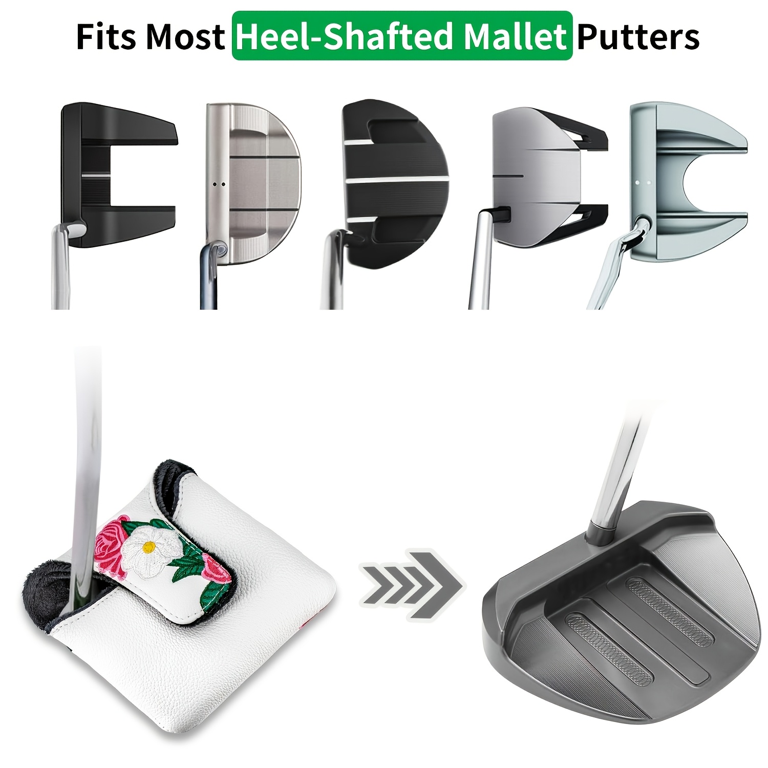 1pc Magnetic PU Golf Putter Co - Golf Tees recension och pris
