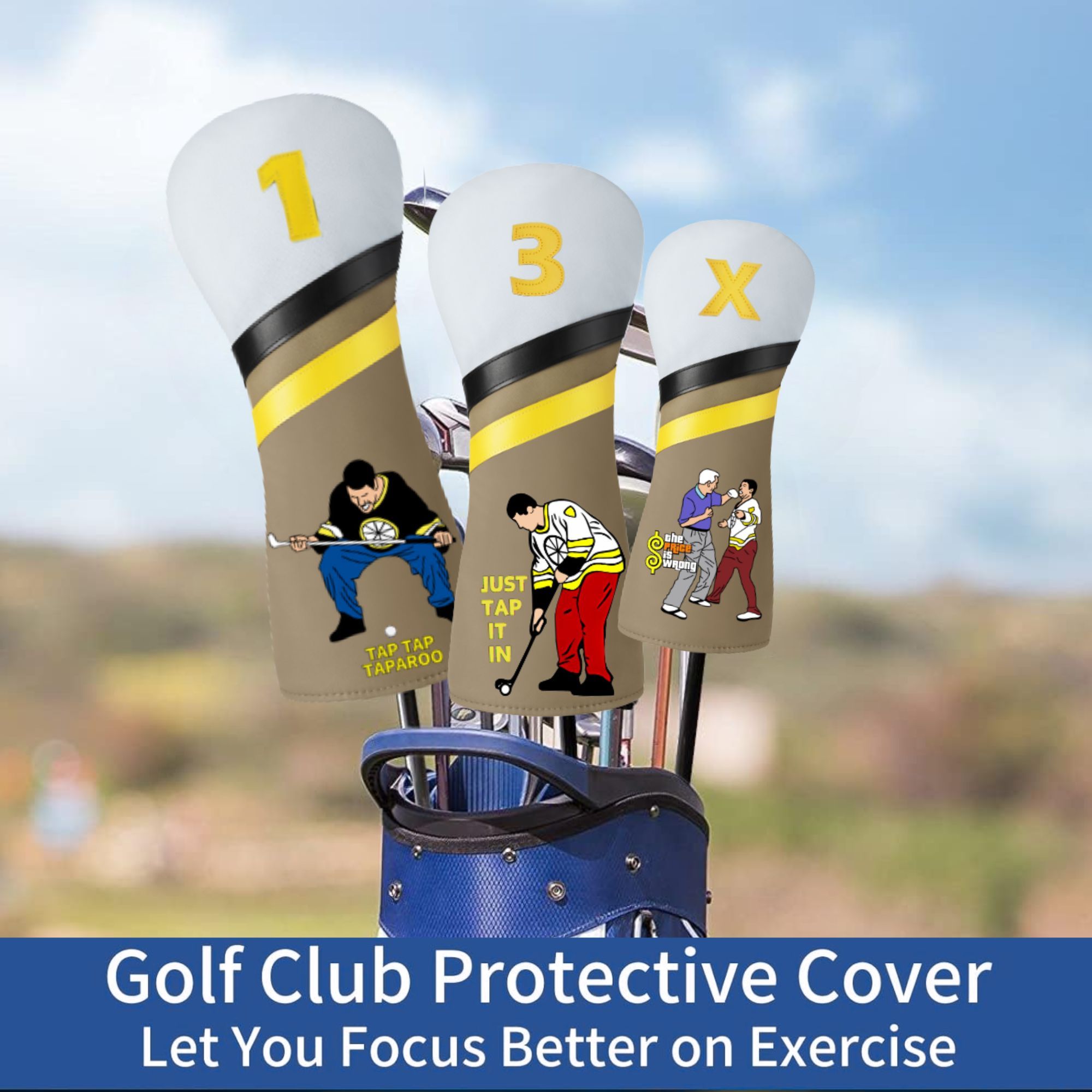Funny Happy Gilmore Golf Club  - Golf Tees recension och pris