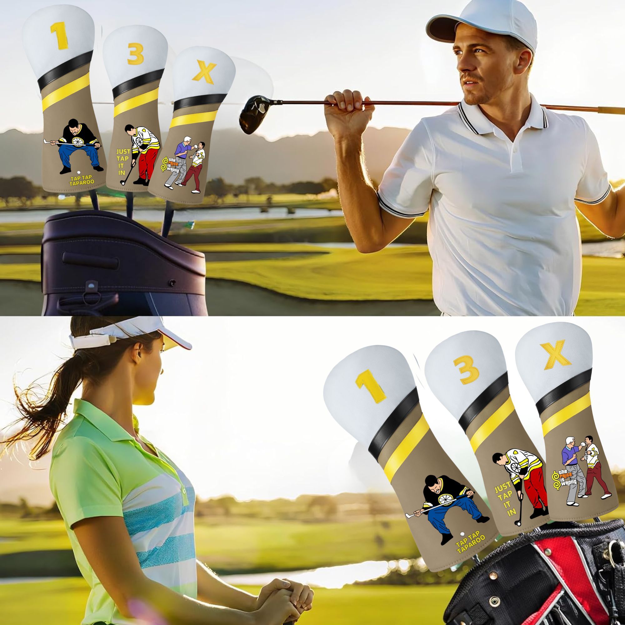 Funny Happy Gilmore Golf Club  - Golf Tees recension och pris