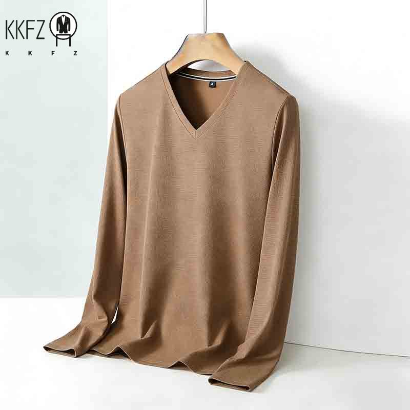 2026 New Men's Brown V-neck Lo - Golf Tees recension och pris
